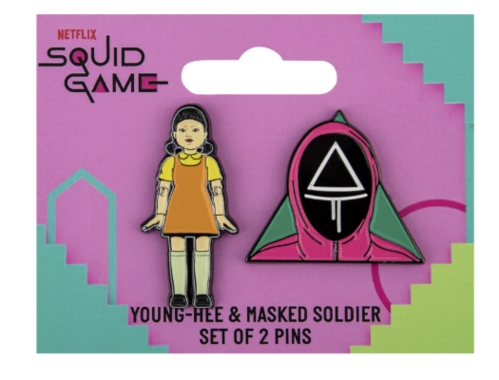 Squid Game Pin set of 2 Young-hee & soldier