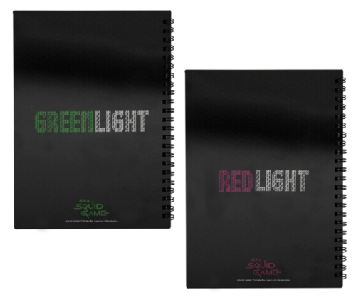 Squid Game Lenticular softcover Notebook Red light, green light