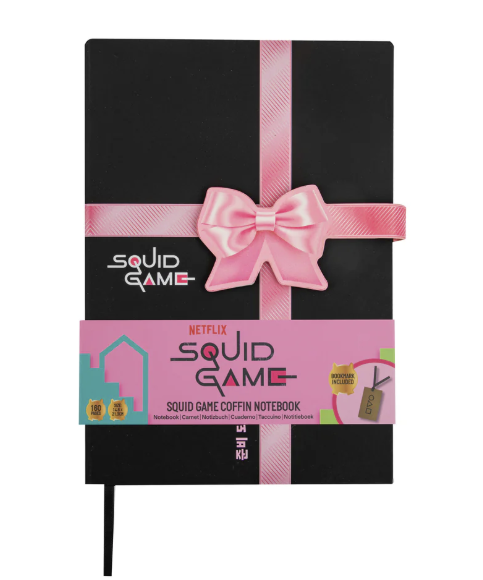 Squid Game Hard Cover Notebook Squid Game Coffin