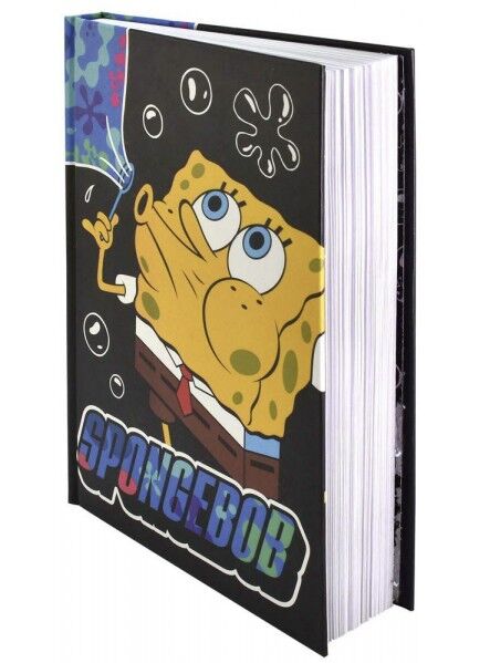 Cuaderno premium tapa dura Bob Esponja A5 (120 páginas)