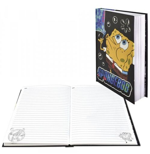 Cuaderno premium tapa dura Bob Esponja A5 (120 páginas)