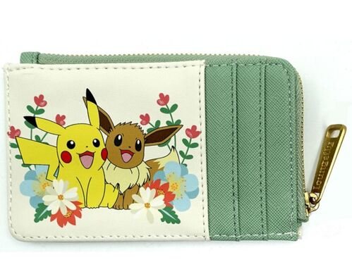 Pokemon Pikachu & eevee Floral Wallet