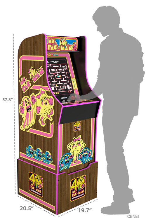 Máquina Arcade Ms. Pac-Man 40th Anniversary