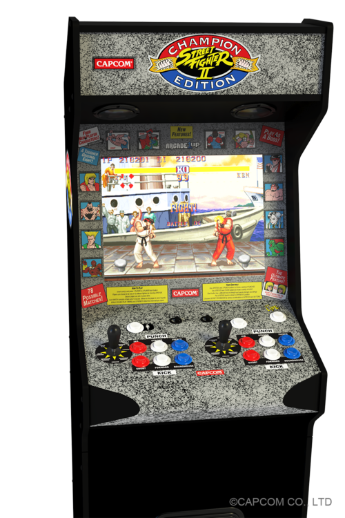 Máquina Arcade Street Fighter Deluxe