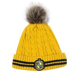 CNR - Gorro de lana con pompón Hufflepuff